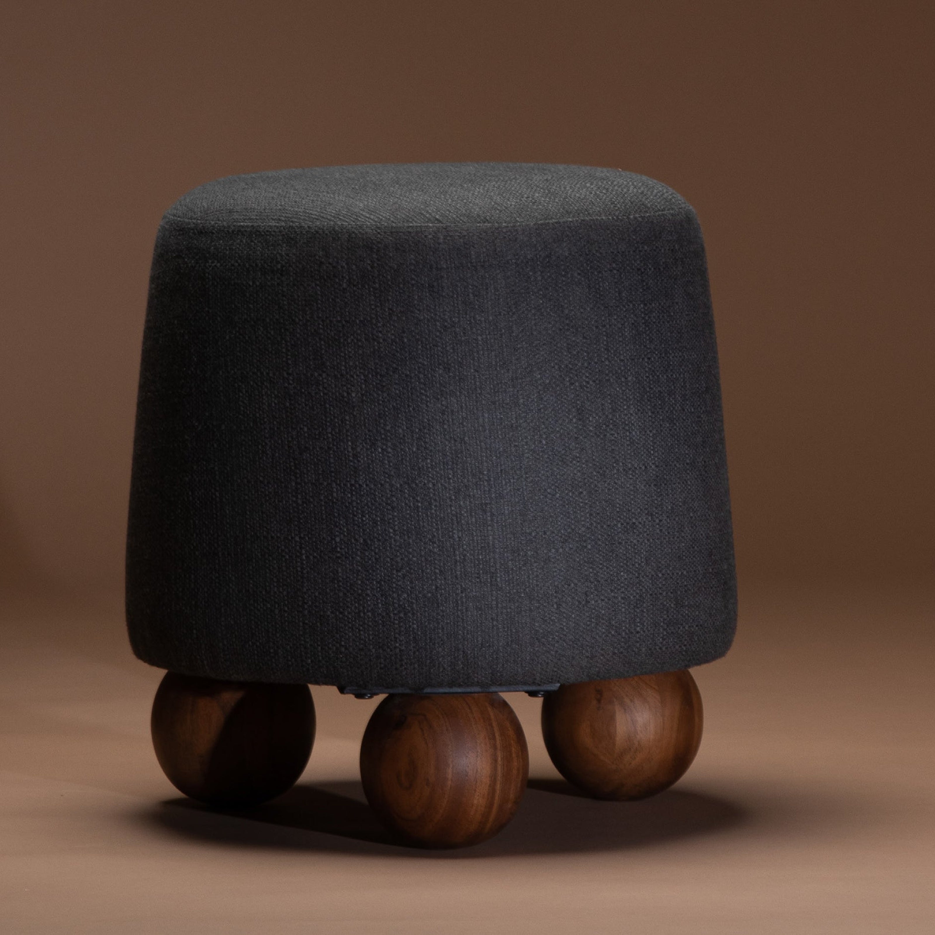 Abacus Upholstered Pouffe Stool for Living Room