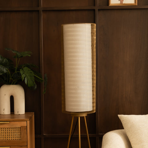 Rhombus Floor Lamp Gold