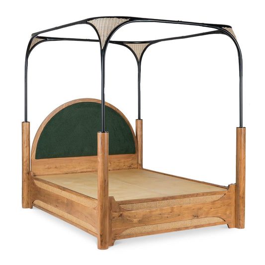Andaman 4 poster bed. Andaman king size wooden bed. Andaman wooden bedside table. OT Home