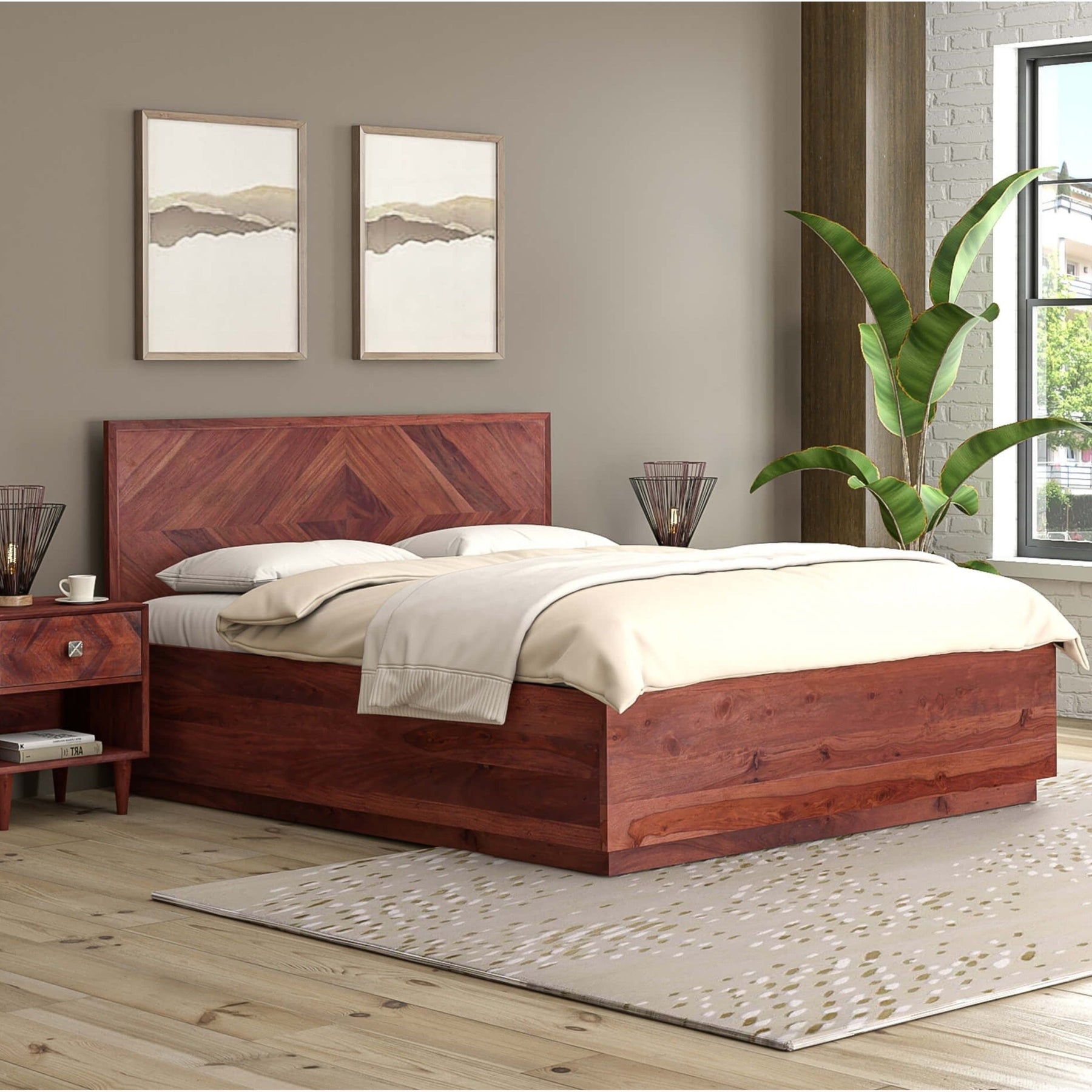 Dado Queen Hydraulic Bed