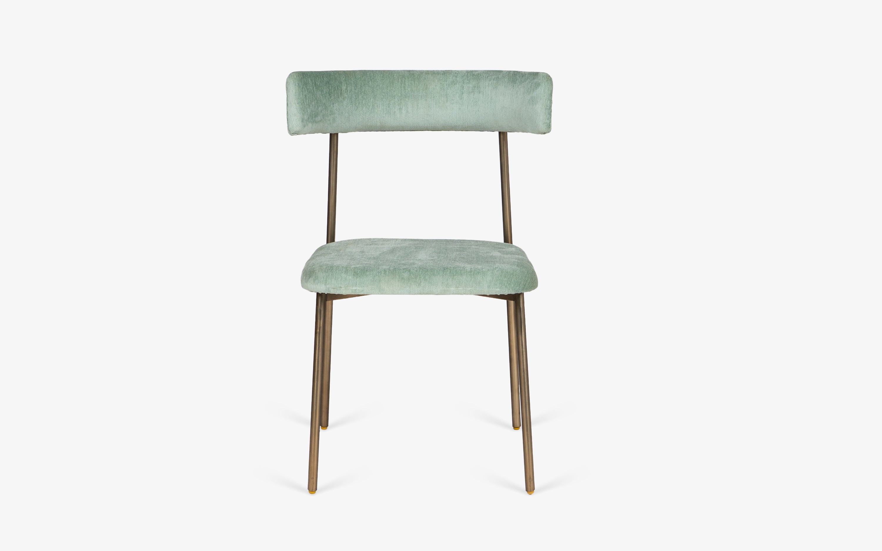Arco Outdoor Dining Chair - Close shot - from right angle - Orange Tree