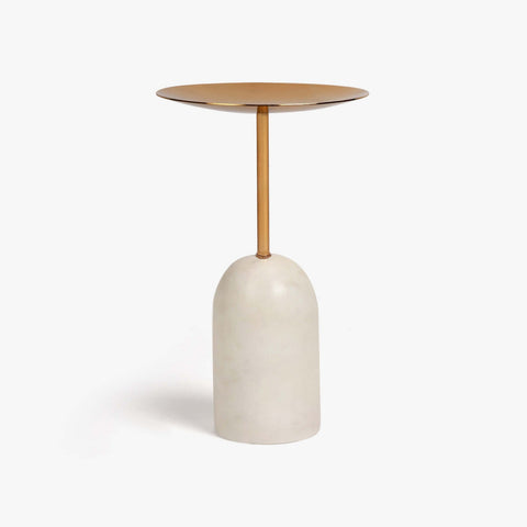 Damas Candle Holder Marble Small