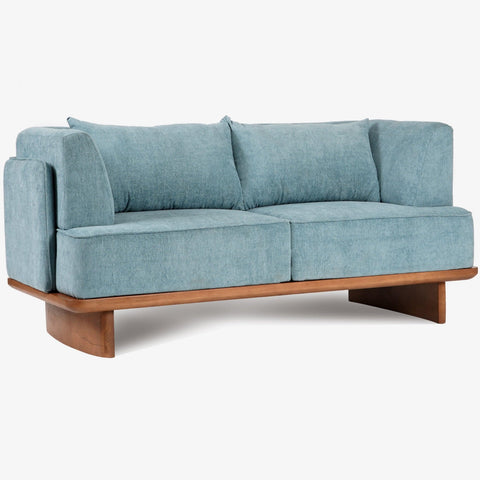 Anish 2 Seater Sofa Blue