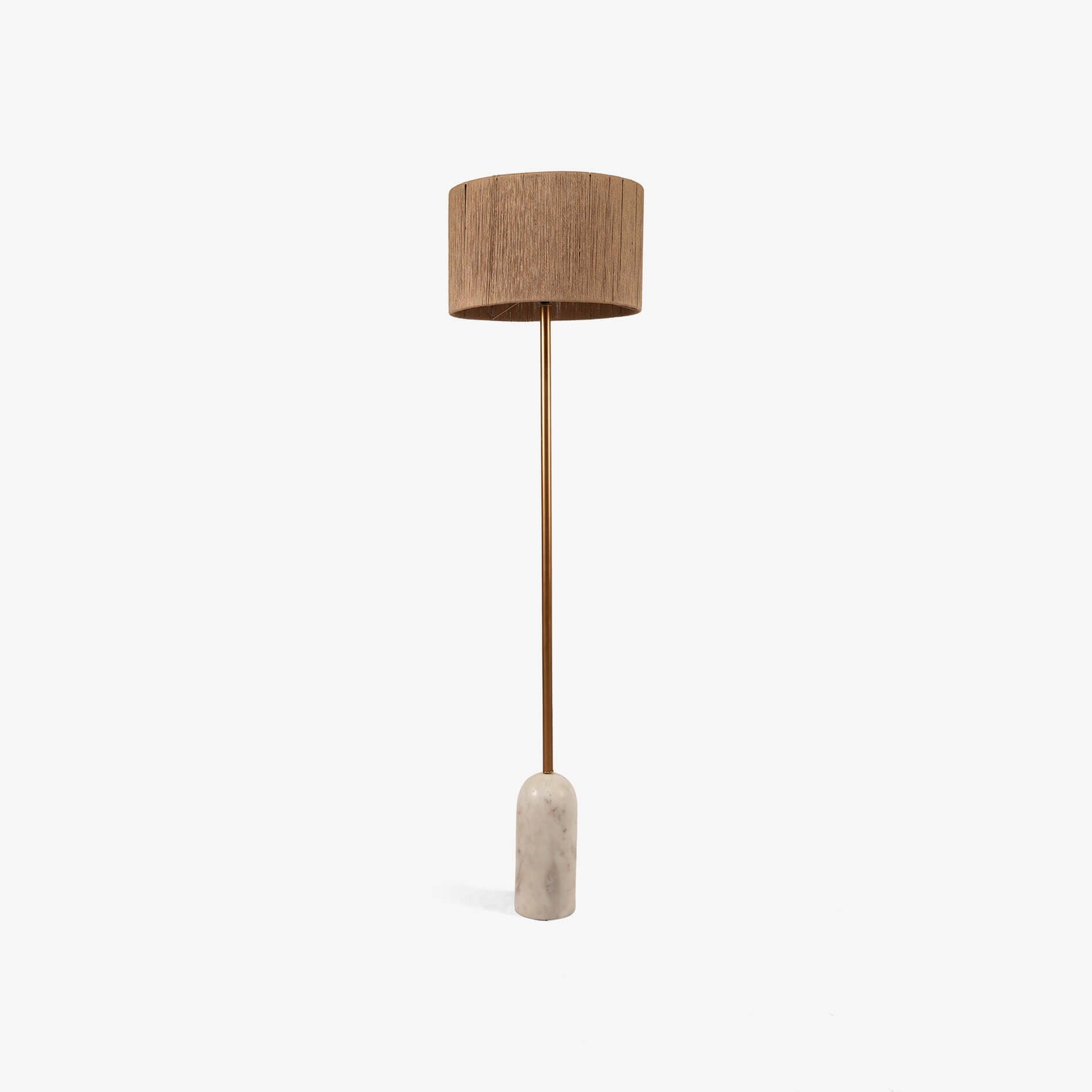 Cusp Sisal Fiber Floor Lamp - Orange Tree Home Pvt. Ltd.
