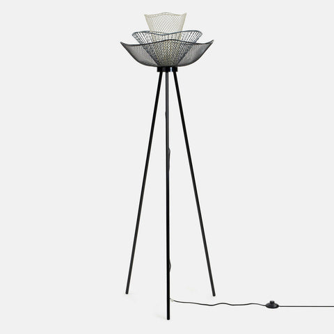 Mallawi Black Floor Lamp - Orange Tree Home Pvt. Ltd.