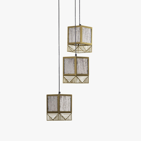 Sheesh Hanging Lamp Cluster of 3 - Orange Tree Home Pvt. Ltd.
