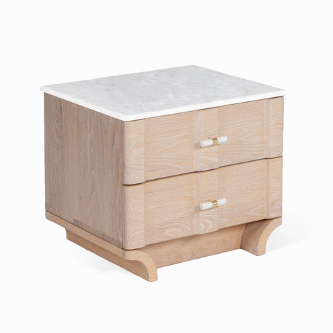 Dune Marble Bedside Table