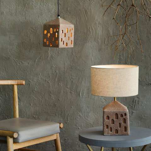 Flinstone Hanging Lamp - Orange Tree Home Pvt. Ltd.