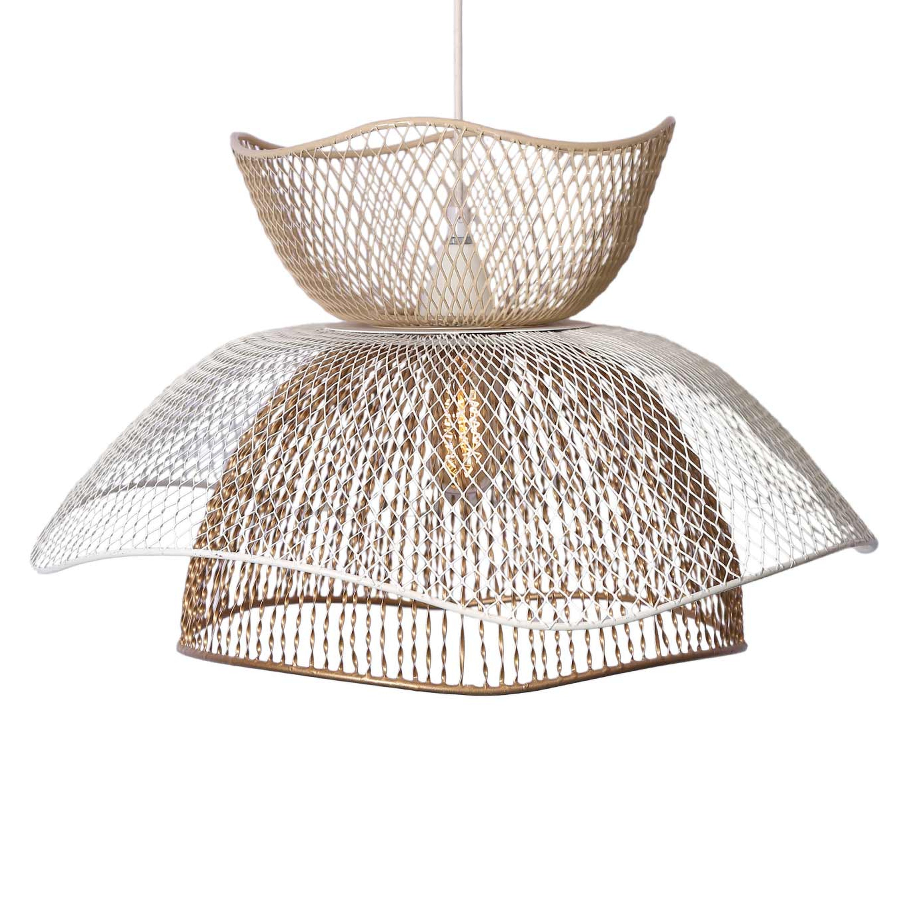 Mallawi Hanging Lamp Bloom - Orange Tree Home Pvt. Ltd.