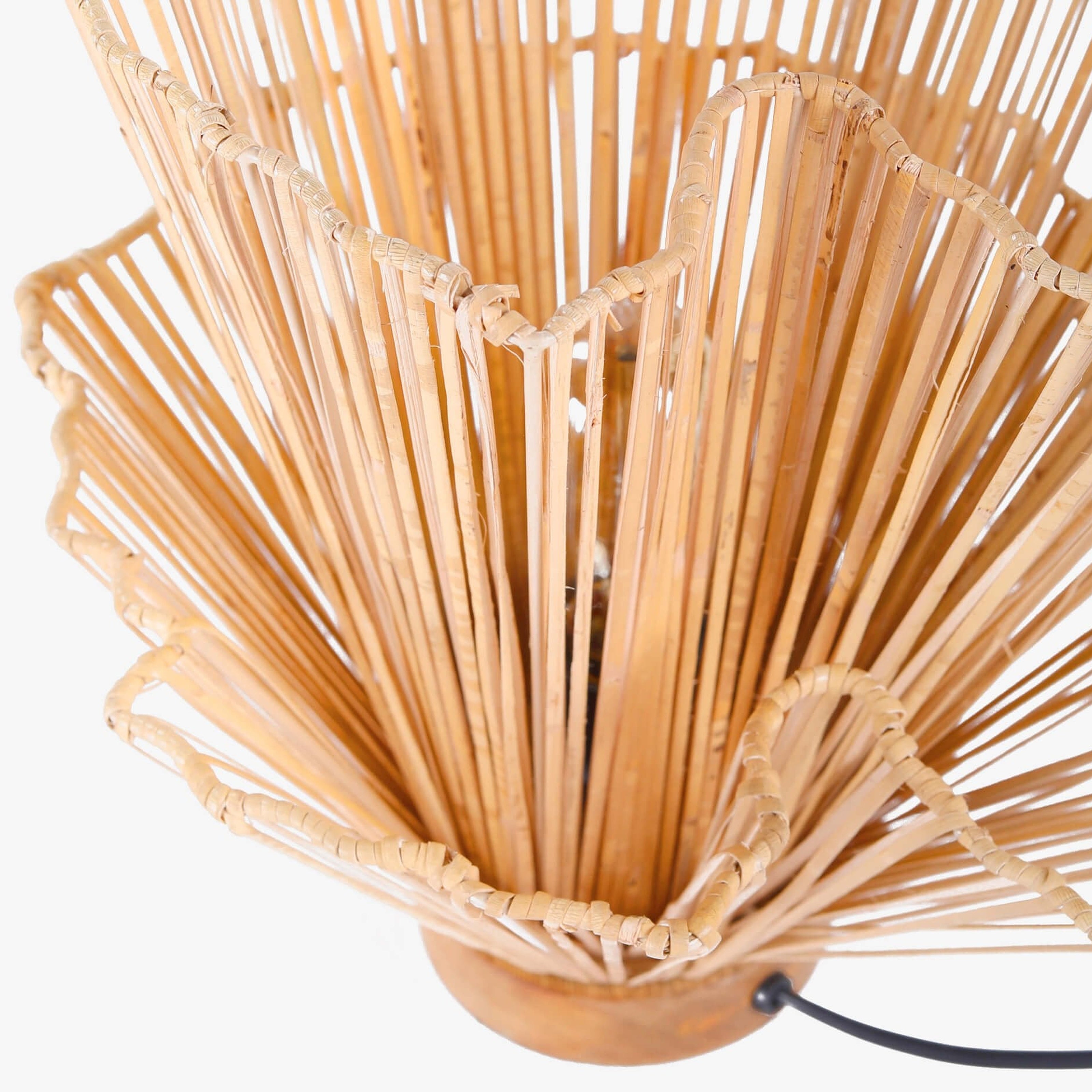 Klimt Cane Table Lamp - Orange Tree Home Pvt. Ltd.