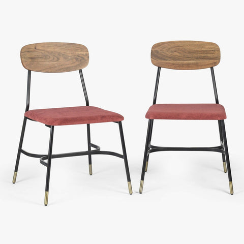 Ipiano Chair Without Arms Set Of 2