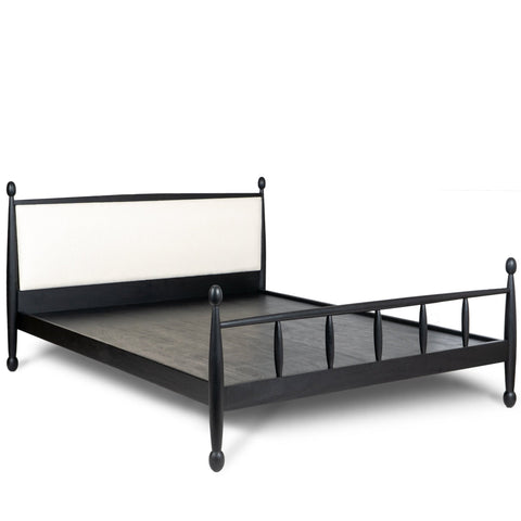 Archie Spindle Non Storage Bed (King, Queen)