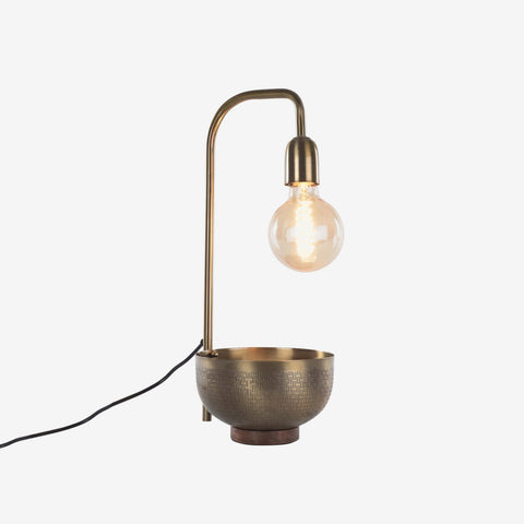 Esna Table Lamp With Bowl - Orange Tree Home Pvt. Ltd.