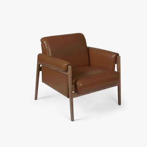 Mai Solid Wood Lounge Sofa Chair