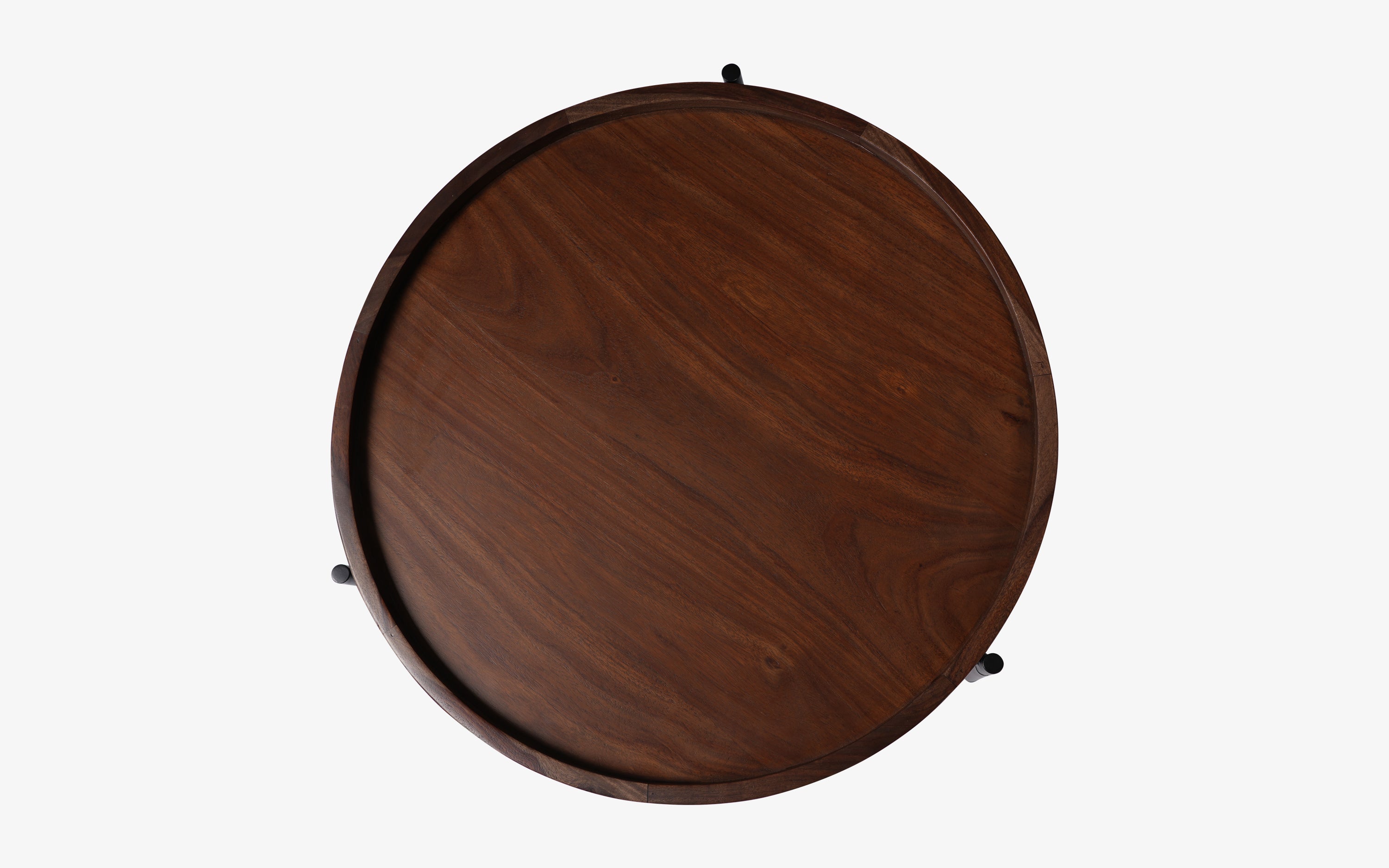 Throne Round Coffee Table Set of 2 | Marble Top Coffee table - with white background - Orange Tree