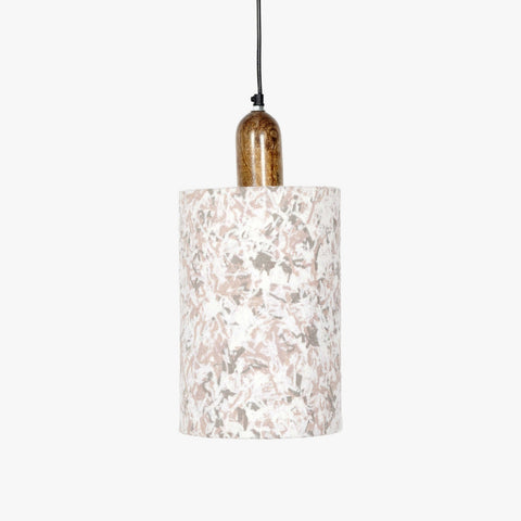 Flake Hanging Lamp Beige Tall - Orange Tree Home Pvt. Ltd.