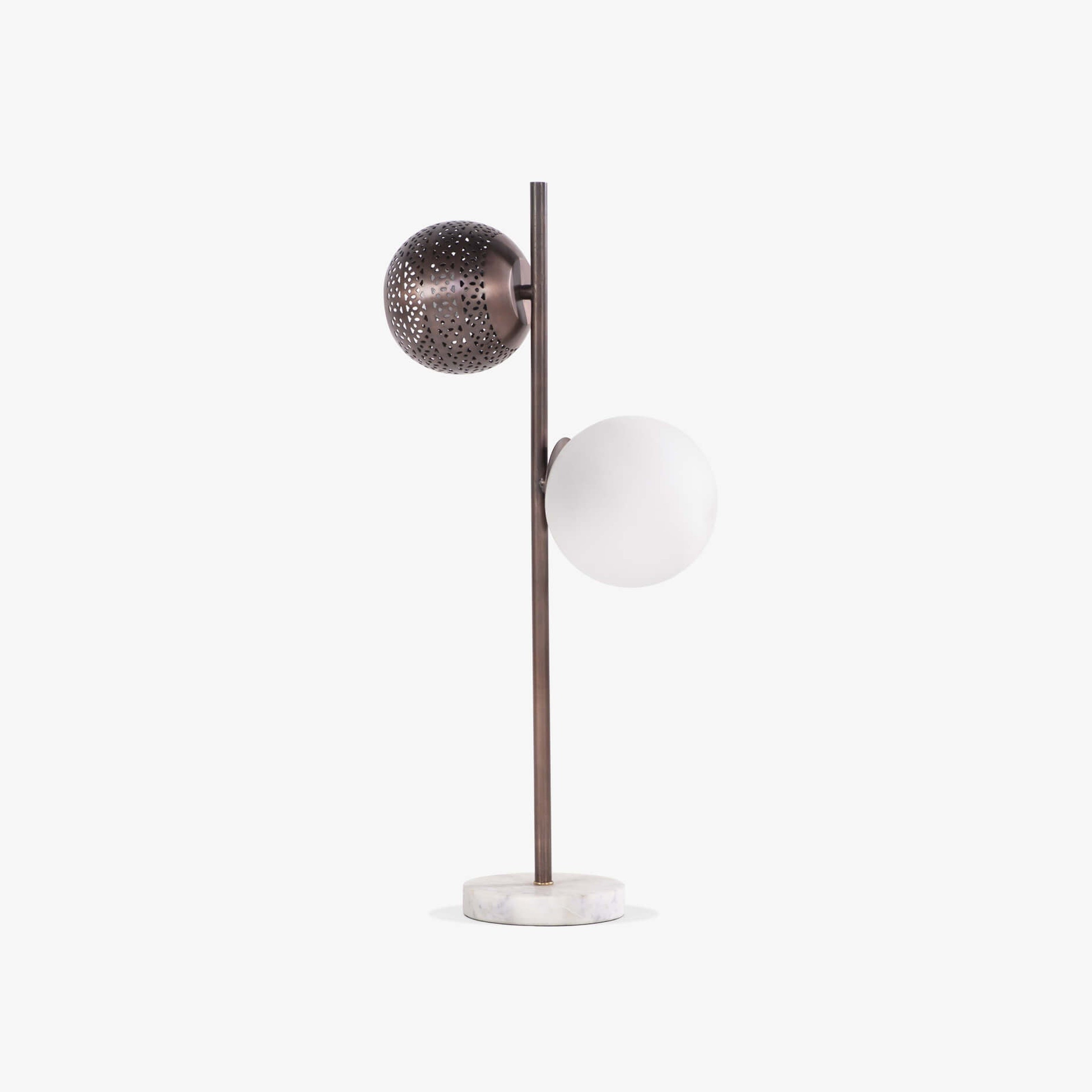 New Soma Copper Table Lamp - Orange Tree Home Pvt. Ltd.