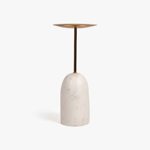 Damas Candle Holder Marble Big