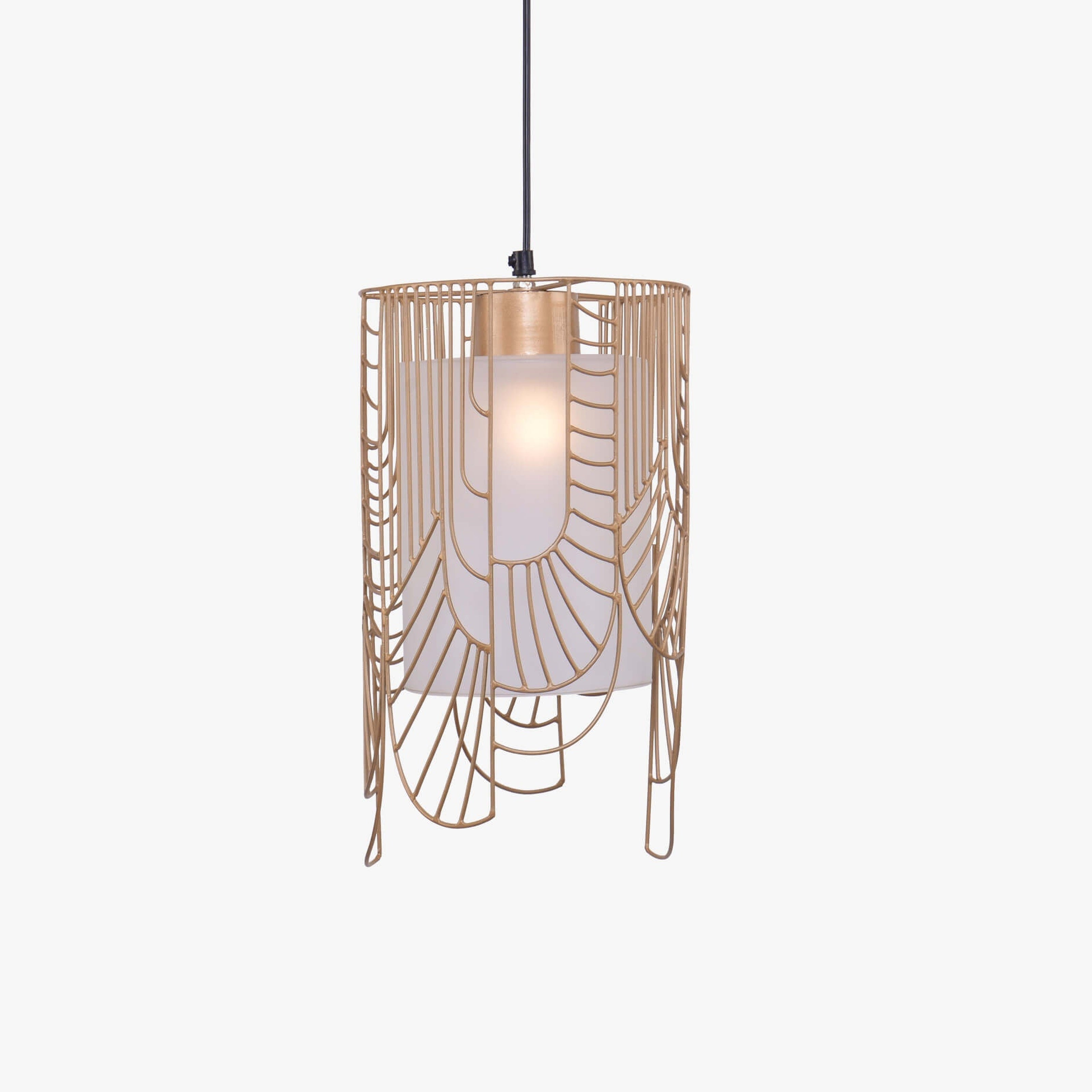 Claude Tall Hanging Lamp - Orange Tree Home Pvt. Ltd.