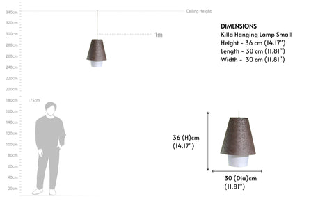 Killa Hanging Lamp Small