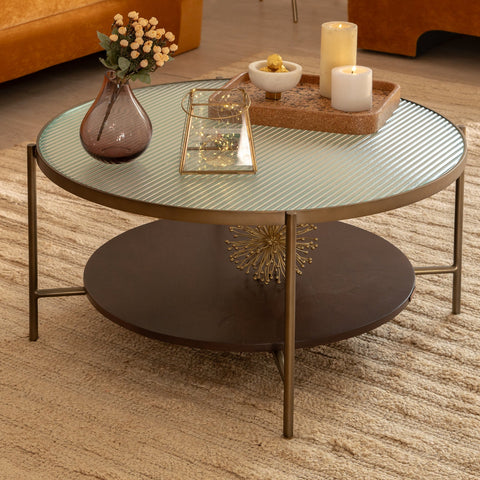 Mira Gold Coffee Table