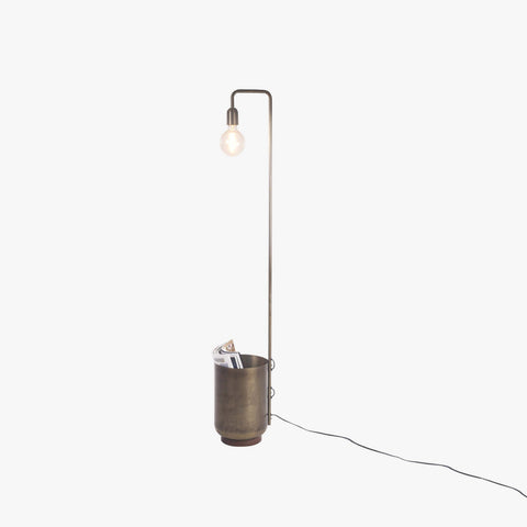 Esna Floor Lamp With Bowl - Orange Tree Home Pvt. Ltd.