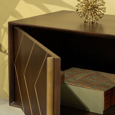 Toshi Gold TV Unit