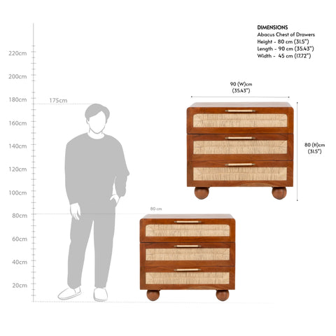 Abacus Chest of Drawers