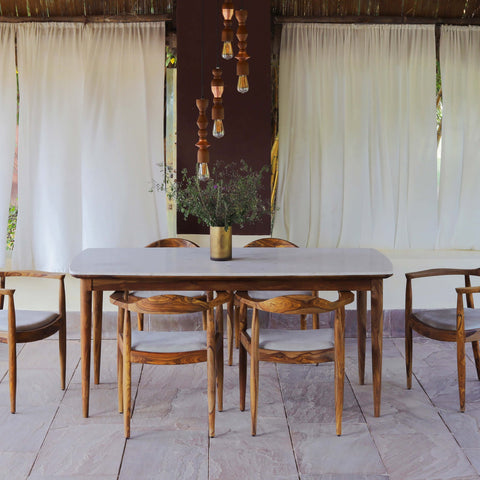 Dado Dining Table With 6 Chairs