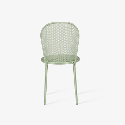 outdoor dining chair  back view