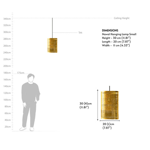 Nawal Hanging Lamp Small