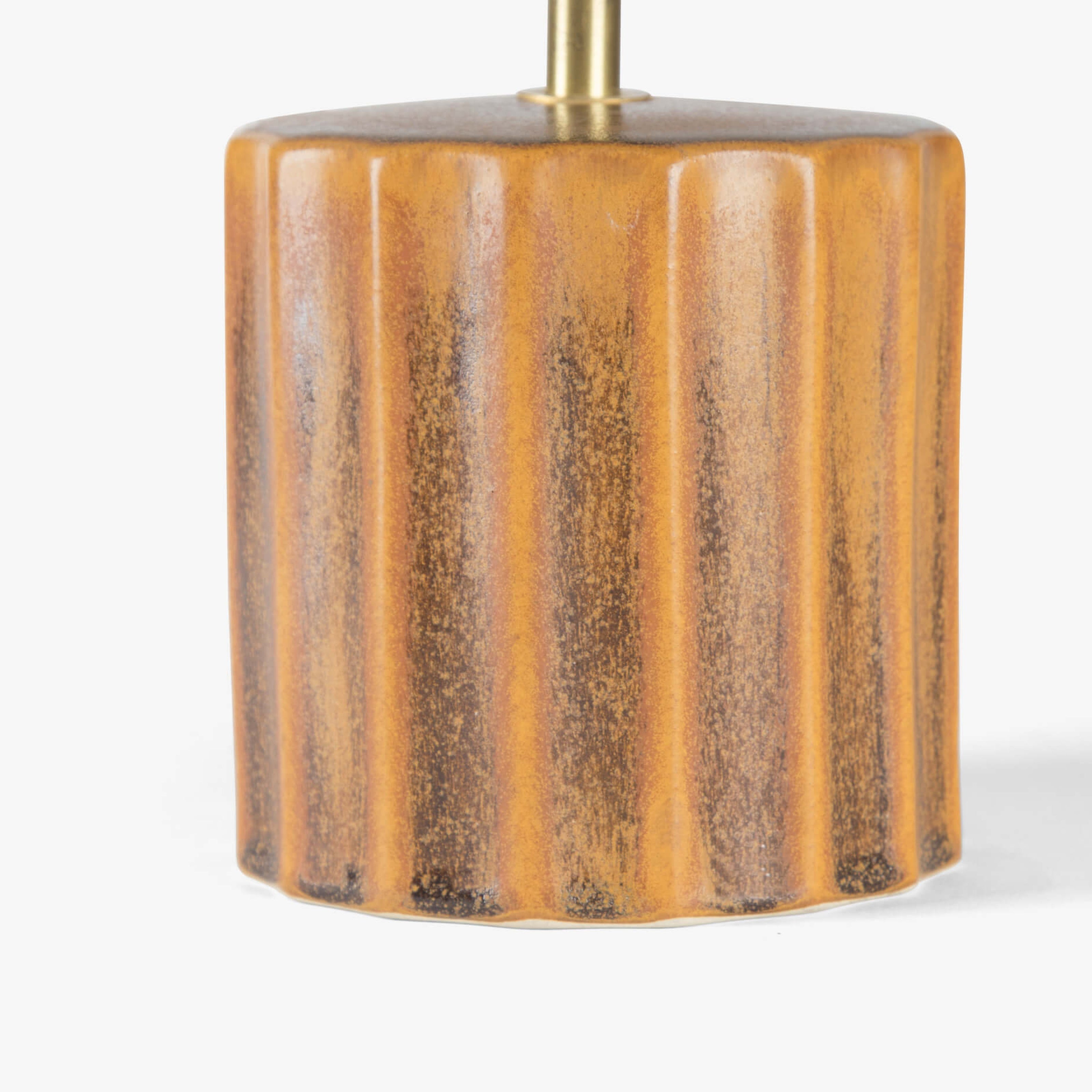 Doric Brown Table Lamp - Orange Tree Home Pvt. Ltd.