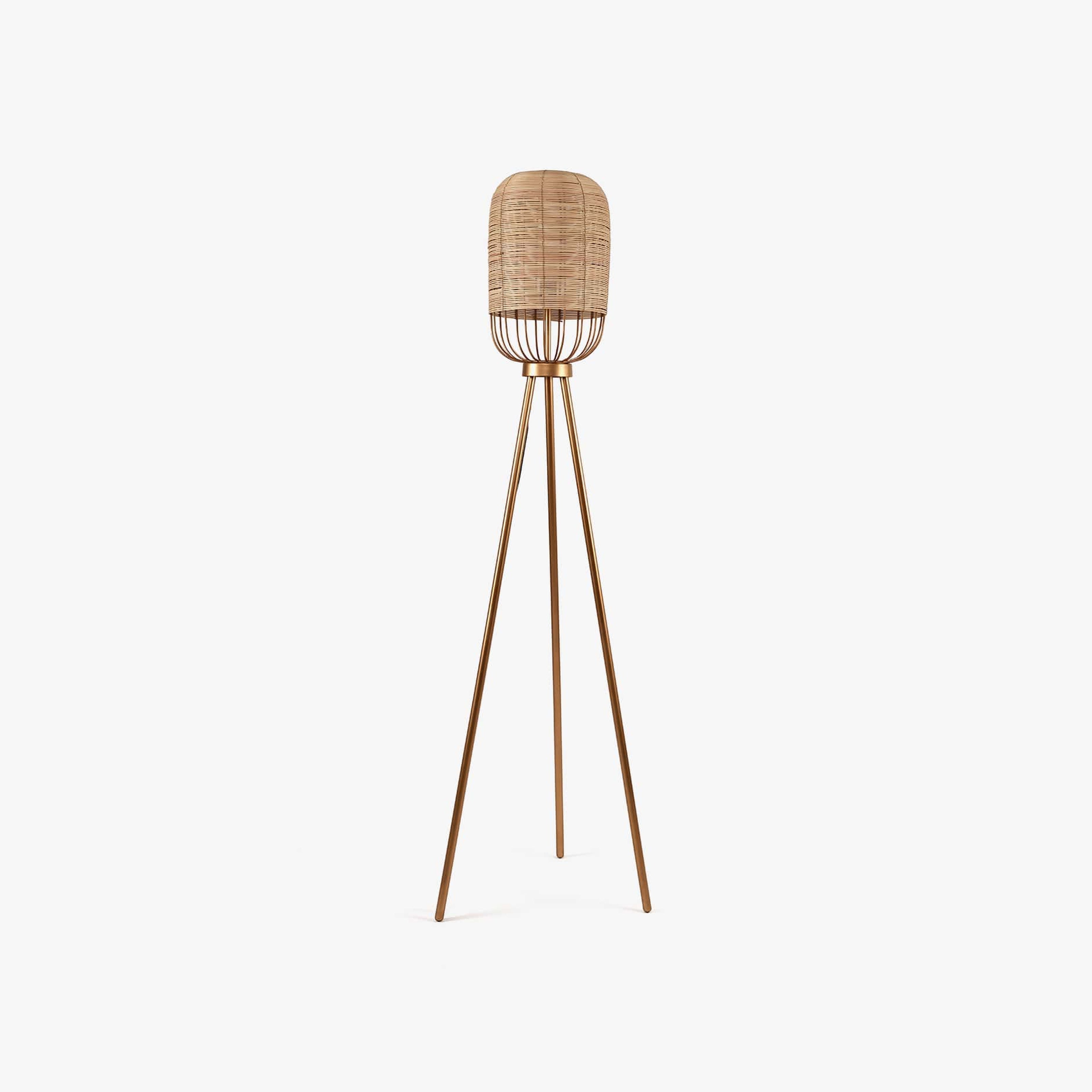 Henka Natural Floor Lamp - Orange Tree Home Pvt. Ltd.
