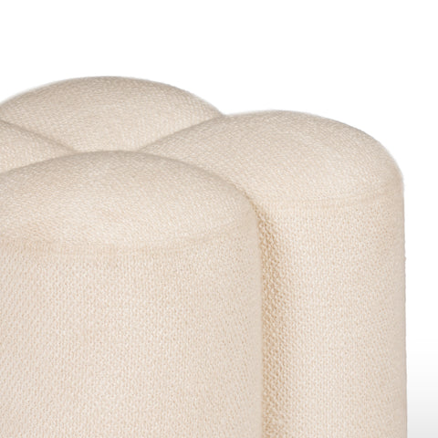 Poppy Clover Pouf