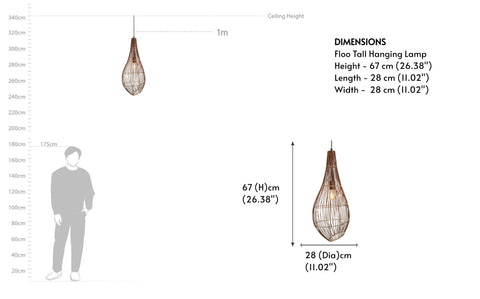 Floo Tall Hanging Lamp