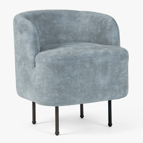 Katashi Lounge Chair Textured Pastel Green