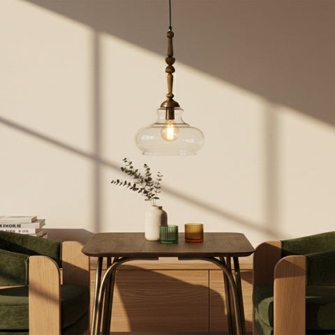 Kurashi Oval Hanging Lamp