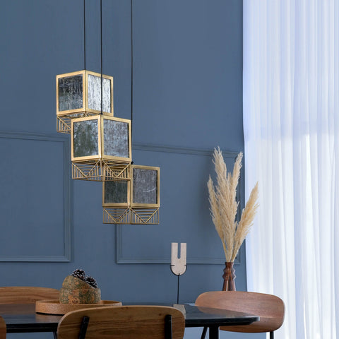 Sheesh Hanging Lamp Cluster of 3 - Orange Tree Home Pvt. Ltd.