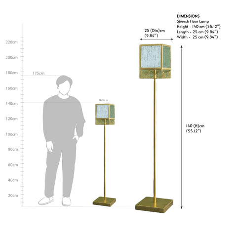 Sheesh Floor Lamp