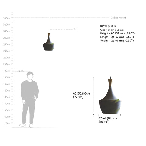 Gris Hanging Lamp