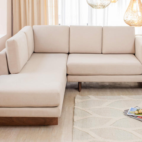 Chiyo L Shape Sofa Set (2 Seater + Left Aligned Chaise)