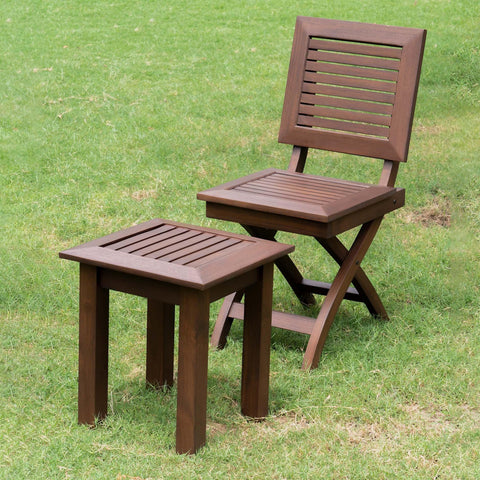 Alfresco Outdoor Wooden Side Table