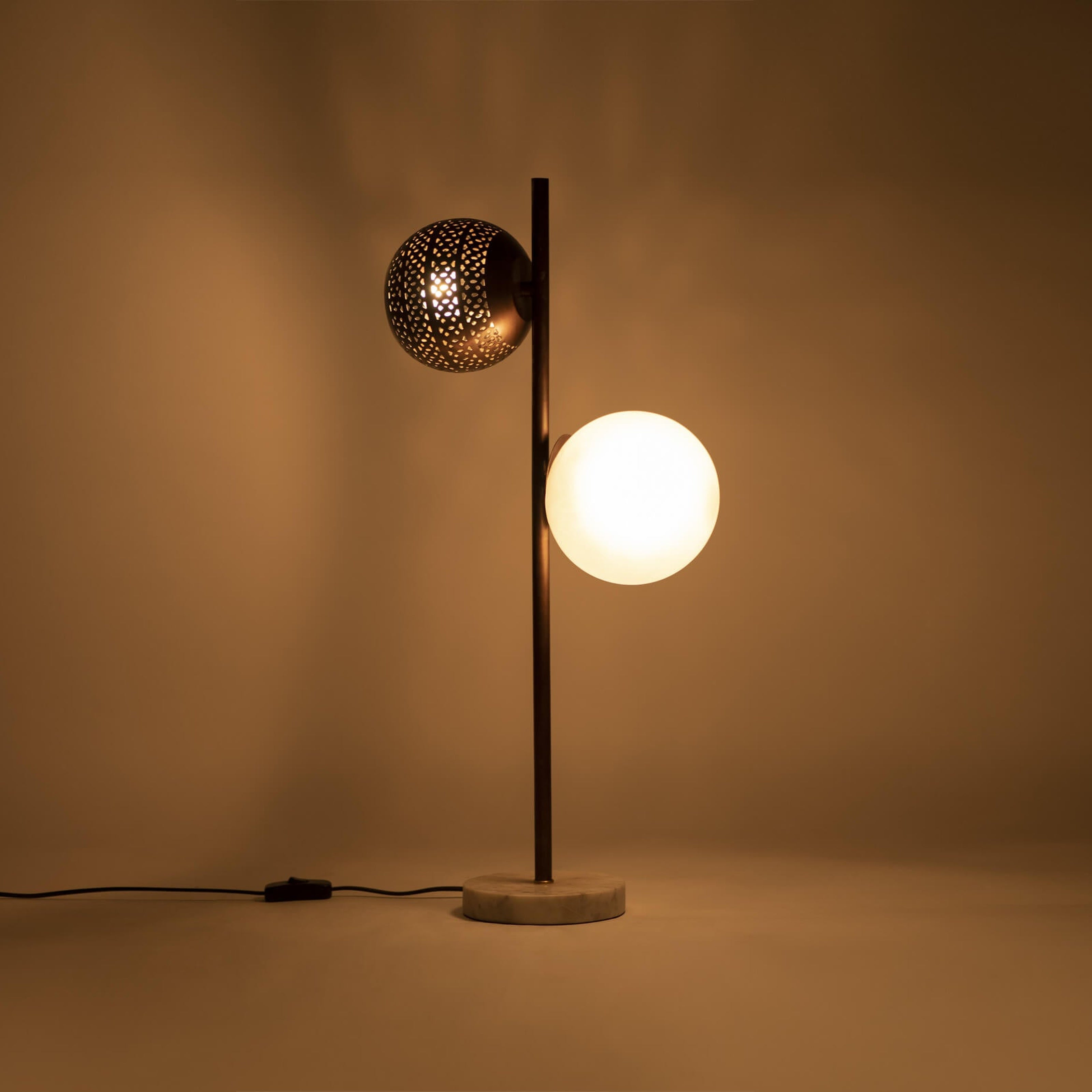 New Soma Copper Table Lamp - Orange Tree Home Pvt. Ltd.