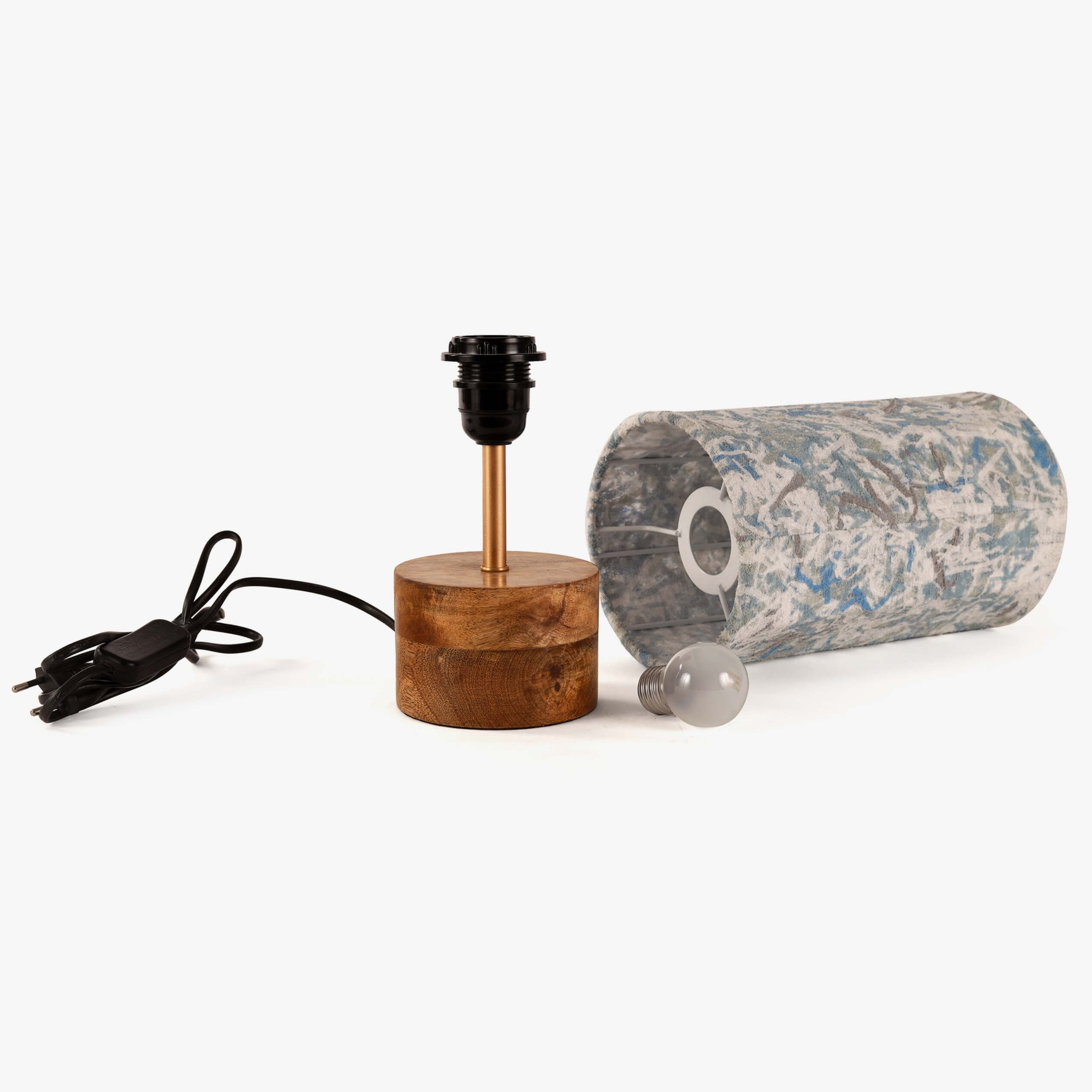 Flake Table Lamp Blue - Orange Tree Home Pvt. Ltd.