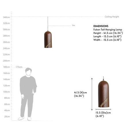 Fukan Tall Hanging Lamp