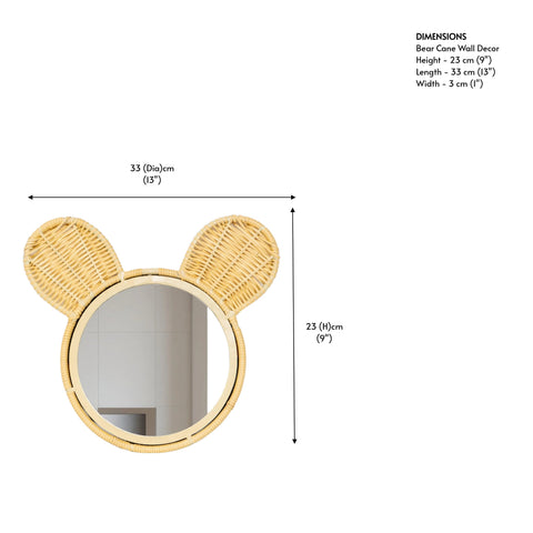 Bear Cane Wall Decor