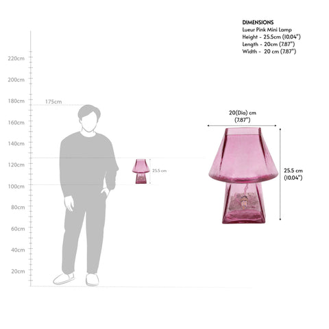 Lueur Pink Mini Table Lamp