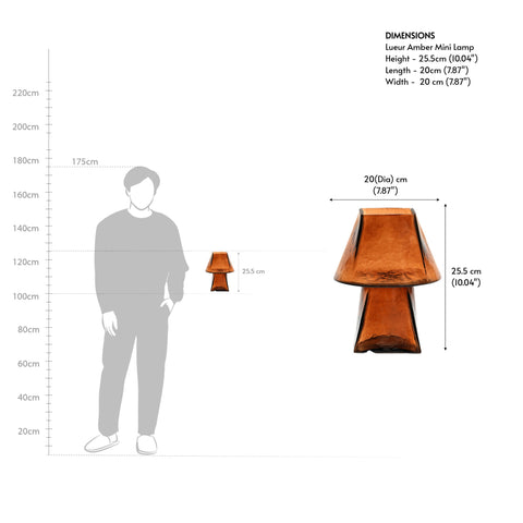 Lueur Amber Mini Table Lamp