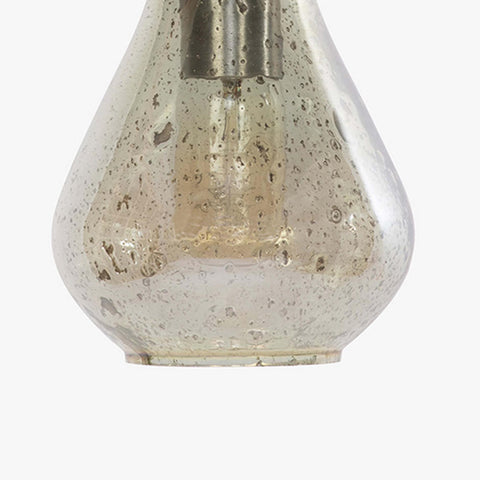 Sitara Glass Hanging Lamp Green Small