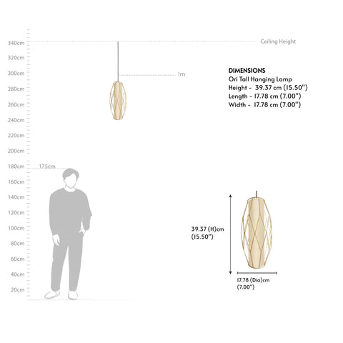 Ori Tall Hanging Lamp